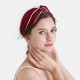 Cheap Wine & Ivory Silk Headband Cheap Wine & Ivory Silk Headband